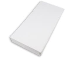 Tuur - Hoeslaken 160x200 cm - 100% Biokatoen hoeslaken - Hoeslaken topper - Classic White - Geschikt voor Matrassen 20-30 cm Hoogte - Wasbaar - Tweepersoons