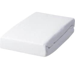 iSleep Molton Hoeslaken Waterdicht - 100% Katoen - Tweepersoons - 140x200 - Wit