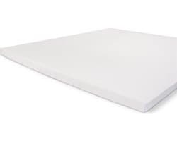 Walra Hoeslaken Crispy Cotton Topper - 180x200 - 100% Katoen - Wit