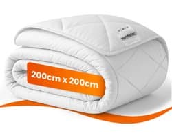 Komfortec Zomerdekbed - Licht 200x200 cm - Hotel Kwaliteit - 30 dagen Proefslapen - Dekbed Geschikt Voor Zomer - Comfort en Ademend - Anti Allergie Dekbed - Licht dekbed voor twee personen - Wit