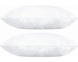 Hotel Collectie - Classic Percal Hoofdkussen Set van 2 - 60x70 - Anti-allergie