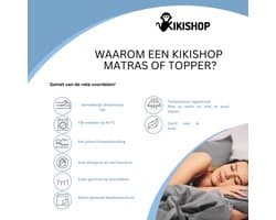 Topper 120x200 - Topdekmatras Hotel XL - Koudschuim HR45 9cm dik - Luxe Tijk - 5 jaar garantie