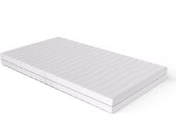 Matras 160x200 - 14cm dik - HR Koudschuim - Bamboo hoes - contour gesneden 7-zone