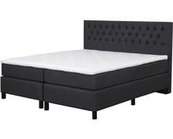Boxspringset Vienna - 160x200 cm  - met Bonellvering matras + topdekmatras