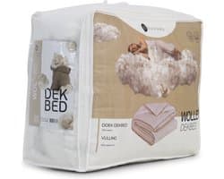 Wollen Dekbed - All Year - 100% Zuiver Australische Scheerwol - Wasbaar - 200x200 cm - Lits-Jumeaux