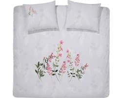 Cinderella Primrose - Dekbedovertrek - 200 x 200/220 cm - Tweepersoons - Light grey