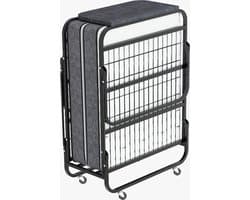 Twijfelaar Vouwbed met Koudschuim HR45 14 cm -Logeerbed  met matras stalen raster bodem