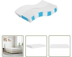 vidaXL Matras - Pocketveringmatras - Pocketveringmatras middelhard-hard 140x200 cm - Pocketveren - Schuimmatras - Bedmatras