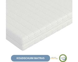 Koudschuim matras 120x200 - 20 cm - ventilerend - hypoallergeen - wasbare hoes - CertiPUR® en Okoetex gecertificeerd