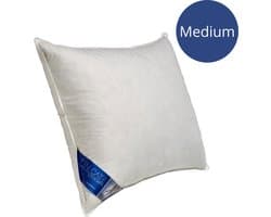 Ten Cate Hoofdkussen - Hoofdkussen Nekklachten - Hoofdkussens - Eendendons & Eendenveren - Halfdons - Geschikt voor rug-, zij- en buikslapers - Ergonomisch Kussen - 60x70 cm