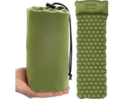 Opblaasbaar Matras Voor Eén Persoon - Inflatable Bed Voor Kamperen - Lichtgewicht En Comfortabel Voor Logeerpartijen Of Outdoor Avonturen