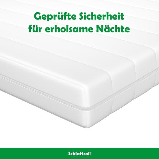 Koudschuim Matras - 140x200 - 7 zones - koudschuim - hoogwaardig tijk - 15 cm hoog - Stevig