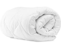 Vierseizoenen Dekbed 240 X 220 Cm - Warm En Ademend Dekbed Voor Mensen Met Allergie - Gewatteerde Witte Slaapdeken - Comfortabele Vulling Voor Elk Seizoen