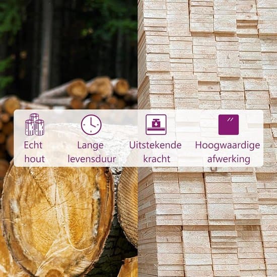 Bedframe Massief Hout - Ledikant Tweepersoons - Moderne Slaapkamer - Stevig Grenenhout - 200x200 cm - Wit