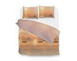 Zohome Casper Dekbedovertrek - 100% Katoen - 240x220 - Groen