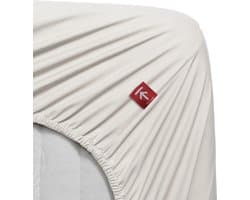 Beddinghouse Percale katoen - Topper Hoeslaken - 160x200 - Gebroken wit