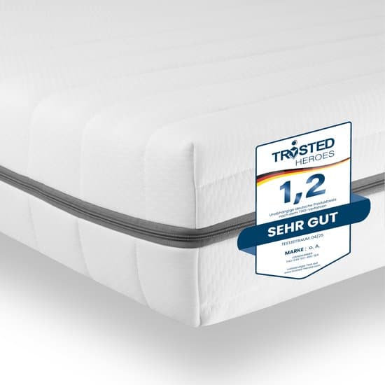 SLEEPNEO - matras 140x200 - 15 cm dik - koudschuim - H2 hardheid - zacht