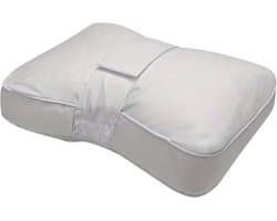 Kniekussen - Ademend Ergonomisch bedkussen voor zijslapers | Ondersteuning van traagschuim met voorgevormd ontwerp, voor uitlijning van de wervelkolom, heupdrukontlasting rug- en beenherstel, 34 x 24