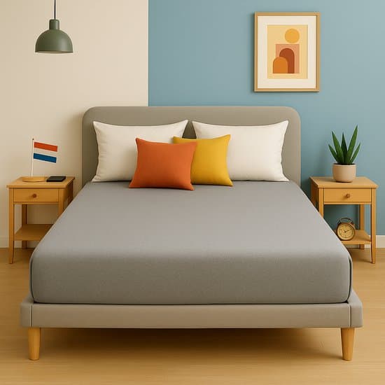 Saphira ESSENTIALS Badstof Hoeslaken – Grijs – 160x200 cm – 30 cm Matrashoogte – 80% Katoen / 20% Polyester – 360° Rondom Elastiek – Luxe Comfort & Perfecte Pasvorm