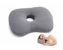 Dutchers® Oorkussen - Donut Kussen - Ringkussen - Piercing Kussen - Oorpijn - Orthopedisch Hoofdkussen - Oordoppen Slapen - Zijslaapkussen - Piercingkussen