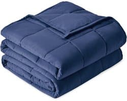 Verzwaringsdeken 7 kg - Ademend & Zacht voor Volwassenen - 150x200 cm Marineblauw
