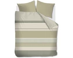 Beddinghouse Hilde dekbedovertrek - Lits-Jumeaux - 240 x 200/220 cm - Grijs Groen