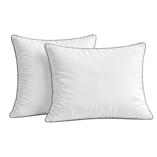 Sleeptime Hotel Hoofdkussen - Set van 2 - Orthopedisch & Ergonomisch - 60x70 cm - Hotelkwaliteit - Geschikt voor Alle Slaaphoudingen