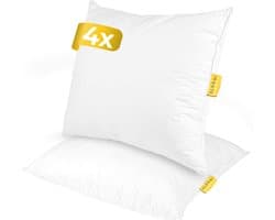 Sleep Comfy Bundle Series - Hotelkwalitetit Hoofdkussen | 60x70 cm - Set van 4 - Ultiem Comfort - Verlicht Nek- en Rugklachten - Orthopedisch & Ergonomisch - Geschikt voor Alle Slaaphoudingen