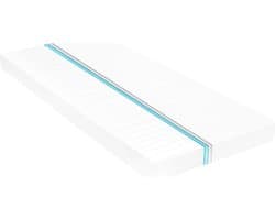 vidaXL - Matras - 7 - Zone - 10 - cm - PU-schuim - H2 - H3 - 180x200 - cm