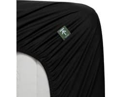 Beddinghouse Percale katoen - Splittopper Hoeslaken - 180x220 - Zwart