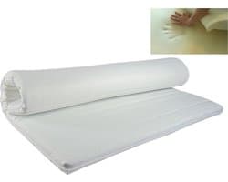 Slaaploods.nl Topdekmatras - Traagschuim Comfort - 140x190 cm - Dikte 8 cm