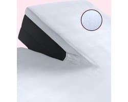 Kasteel Molton Splittopper Hoeslaken - 160x200 - Rondom Elastiek - 15CM Hoekhoogte