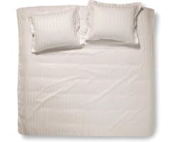 Damai Linea Dekbedovertrek - Tweepersoons - 200x200/220 cm - Ivory