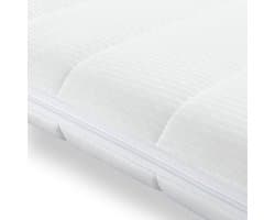 Koudschuim Topper 160x190 – Wasbare Tijk – Duurzaam Koud schuim Topmatras – Matras Topper Met Wasbare Tijk – ColdFoam Classic