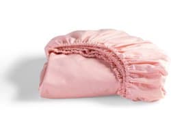 Cinderella - Weekend - Hoeslaken - 100% Katoen - Tot 25 cm matrashoogte - 120x200 cm - Roze