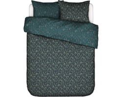 Essenza Issadore Dekbedovertrek darkest blue - Lits-Jumeaux - 240x200/220 cm