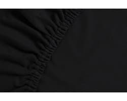 Ambiante Jersey - Topper Hoeslaken - 160x200/210 - Zwart