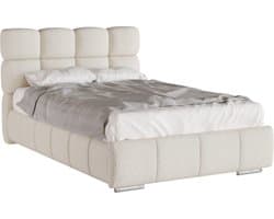 Tweepersoonsbed Bliss / Eenpersoonsbed 120 x 200 cm met opbergruimte, lattenbodem en Pocketveringmatras kokos H3/H4 (20 cm hoog)
