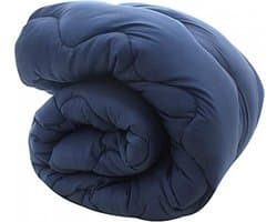 Zavelo Eazzy - Dekbed zonder Overtrek -2-persoons (200x200 cm) - Hoesloos Dekbed - Bedrukt Dekbed Blauw- All year zomerdekbed & winterdekbed - Wasbaar op 60°C