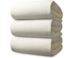 Ten Cate Hoeslaken - Hoeslaken 160x200 - Hoeslakens - Badstof Hoeslaken - Badstof Hoeslaken 160x200 - Velours - Geschikt voor boxspring en matras - Hoekhoogte 25cm - Elastiek Rondom - Naturel