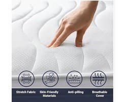 Topper ErgoCare 180x200 - Topdekmatras 16 - SG 25 Koudschuim