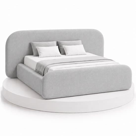 Japandi Bed Kanso - 160x200 Compleet - Boxspring met opbergruimte - Lichtgrijs - BalBedden