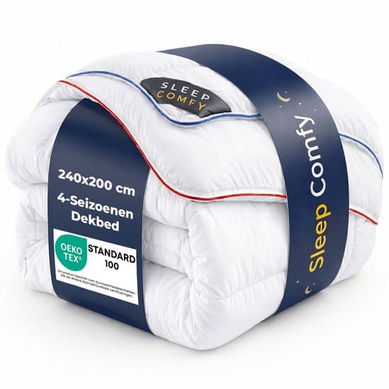 Sleep Comfy Thermo Balance Series - Hotel Kwaliteit 4 Seizoenen Dekbed - 240x200 cm - Anti Allergie Dekbed Met Twee Delen - 3 in 1 Dekbed - Comfort & Ademend - Tweepersoons Dekbed- Zomerdekbed & Winterdekbed