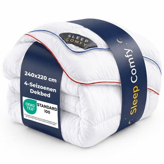 Sleep Comfy Thermo Balance Series - Hotel Kwaliteit 4 Seizoenen Dekbed - 240x220 cm - Anti Allergie Dekbed Met Twee Delen - 3 in 1 Dekbed - Comfort & Ademend - Lits-jumeaux & Tweepersoons Dekbed- Zomerdekbed & Winterdekbed