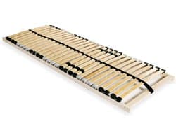 vidaXL - Lattenbodem - met - 28 - latten - 7 - zones - 90x200 - cm