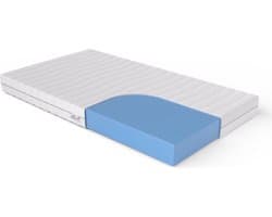Deluxe Topper Koudschuim 120x200 - Hybride 12cm dik - Bamboo Tijk