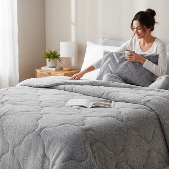 Bedsupplies-Lazy Dekbed- Dekbed Zonder Overtrek - Teddy - 240x200 - Grijs