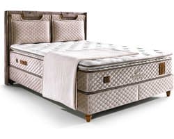 Bambi Magnasand Therapy - Boxspring - Boxspring met Opbergruimte - 140x200 - Lichtbruin