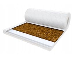 Materac nawierzchniowy 120x200 cm, 7 cm dik, met kokos en schuim