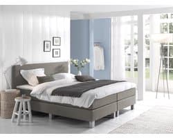Anno 1588 VEDO Boxspringset - Pocketvering - Luxe Topper - Inclusief Dekbed en Kussens - Beige - 180x200 cm